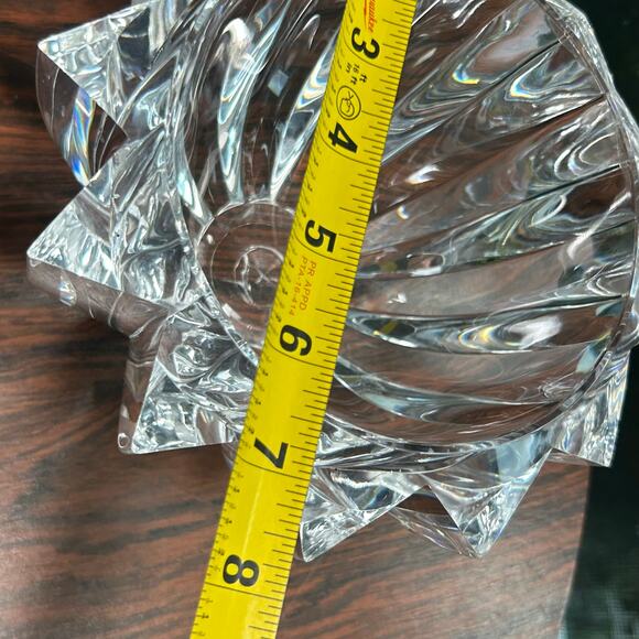 Vintage Judith Kruger Faceted Lucite Bowl – Grainware/Tiara Acrylic Centerpiece - Picture 14 of 15